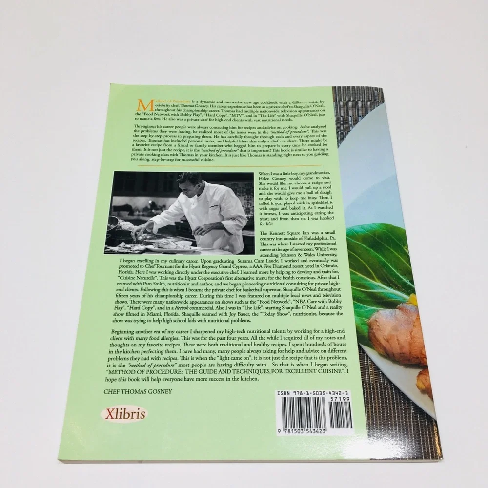 Method of Procedure Cookbook by Chef Thomas Gosney Paperback